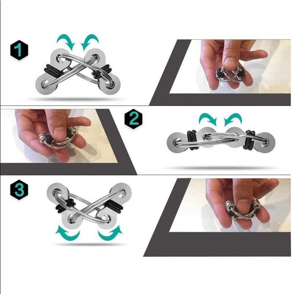 💛 Bike Chain Fidget Toy - Picture 2 of 3